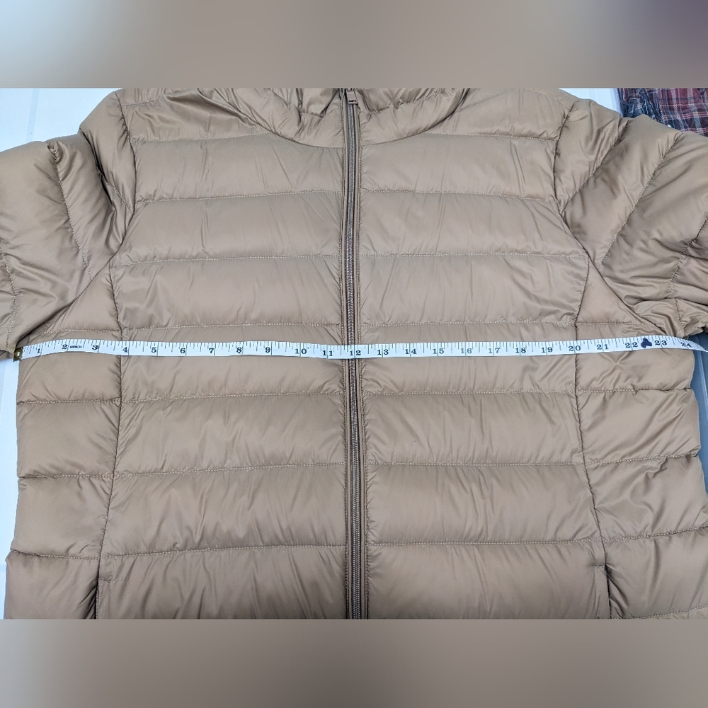 ❄️SIMONS Women's 3/4 Length Down Puffer in Caramel, Size XXL w/Travel Pouch - Picture 5 of 12